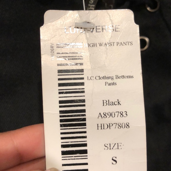 BLACK LACE UP SHORTS - Picture 4 of 5